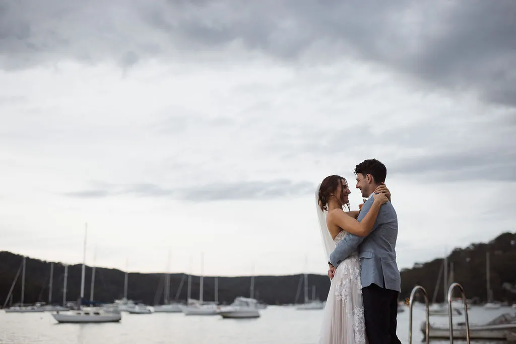 Elise and Nic’s magical waterside wedding