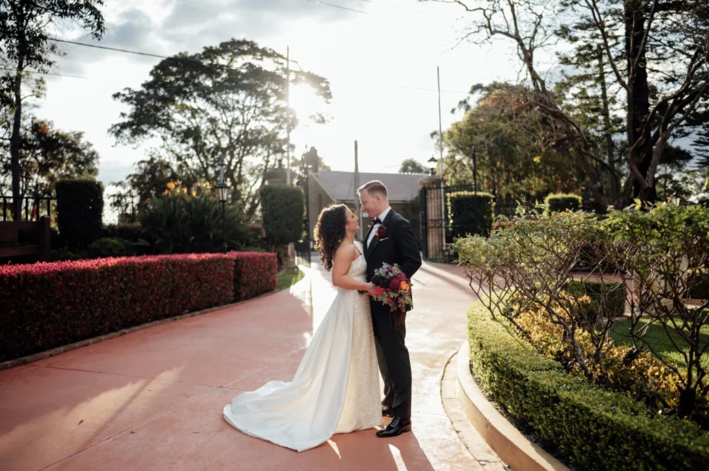 Bella and Matt at their musical wedding at Curzon Hall